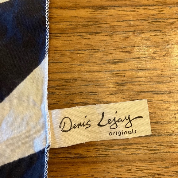 Denis Lejay hand painted silk scarf - Picture 4 of 6